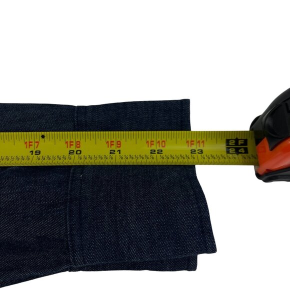 J.Crew Women's Dark Denim Button-Up Shirt XS Long Sleeves Casual Streetwear - Picture 5 of 10